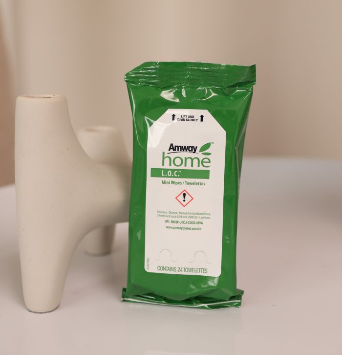 Amway L.O.C Серветки для очищення від плям та забруднень 1 Упаковка (24 шт)
