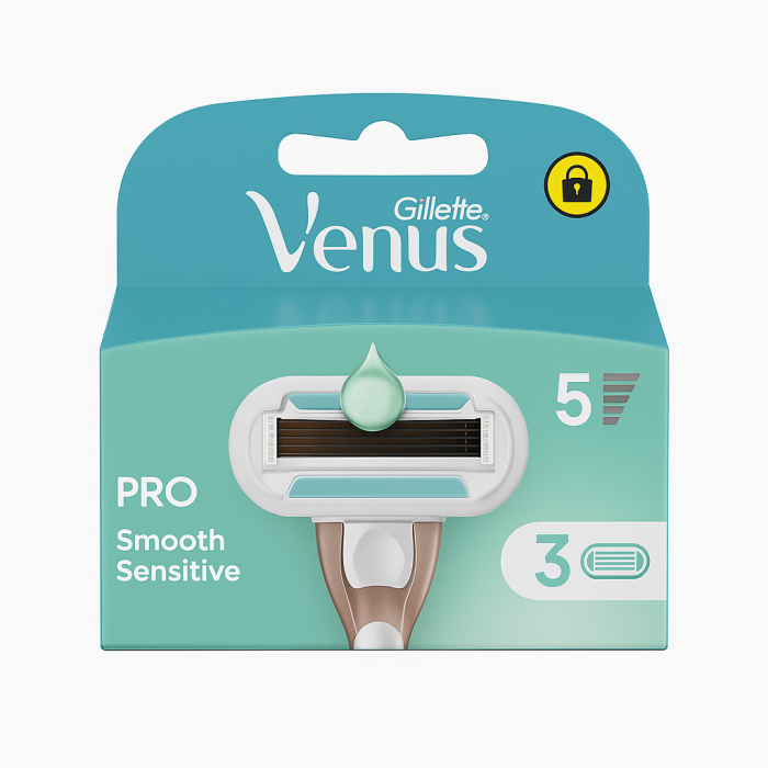 Venus 5 Pro Deluxe Smooth Sensitive Aloe (3шт)