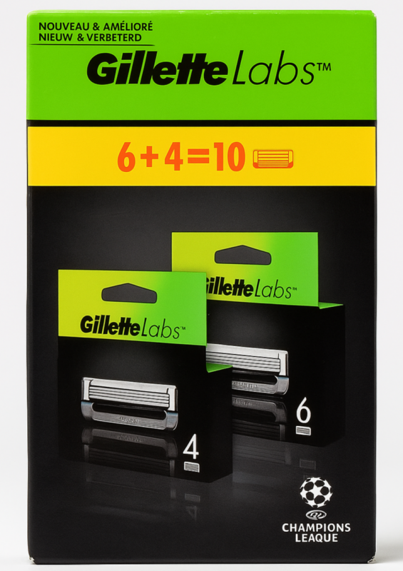 Gillette Labs (Box 6+4 шт)