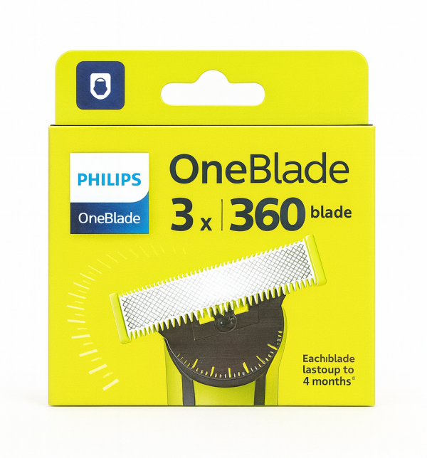 Philips OneBlade 3 шт (360) New Pack змінні картриджі