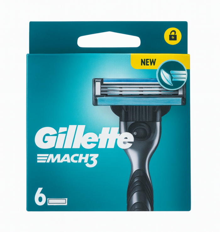 Gillette Mach3 (6 шт) New Pack
