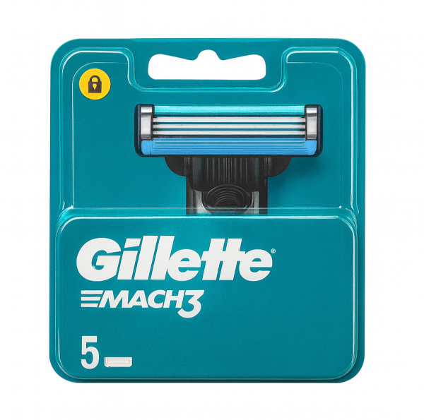 Gillette Mach3 (5 шт) Пластик