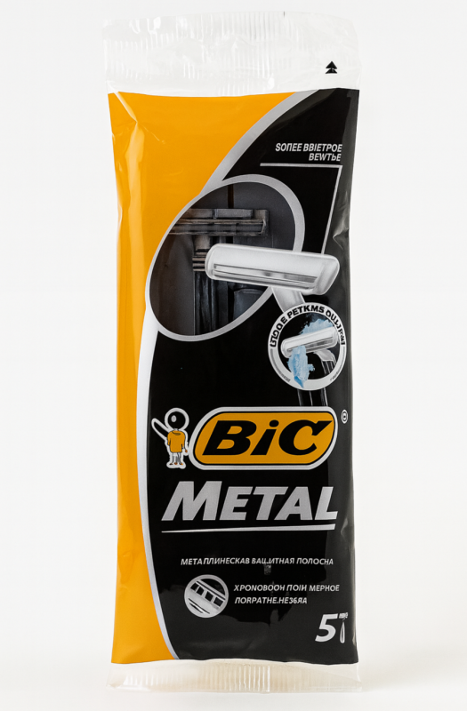 Bic Metal (5 шт) Одноразові станки для гоління
