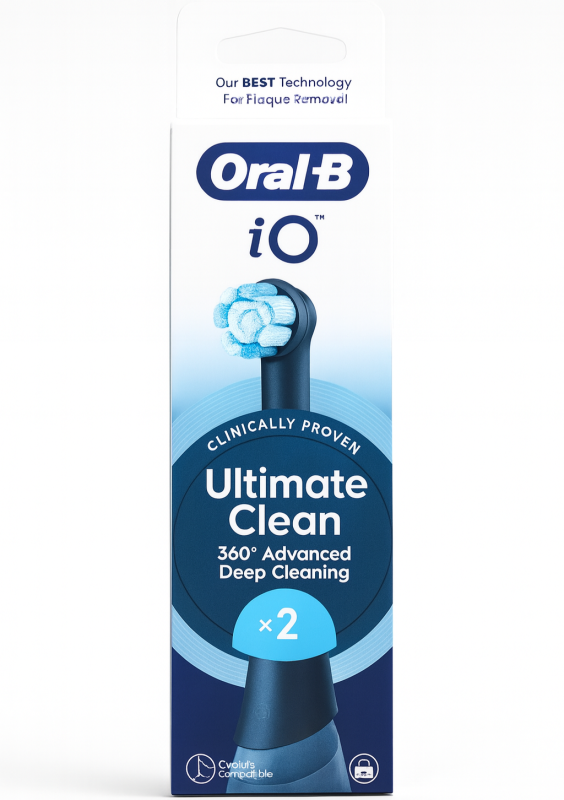 Oral-B IO Ultimate Clean (2 шт) Змінні насадки для електричної щітки IO