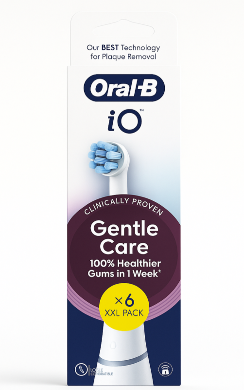 Oral-B IO Gentle Care (6 шт) Змінні насадки для електричної щітки IO