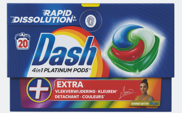 Dash (20 шт) Extra Капсули для прання