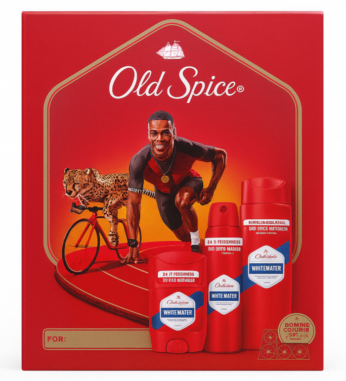 Old Spice Набір White Water (Гель душ 250мл+стик 50г+ спрей 150мл)
