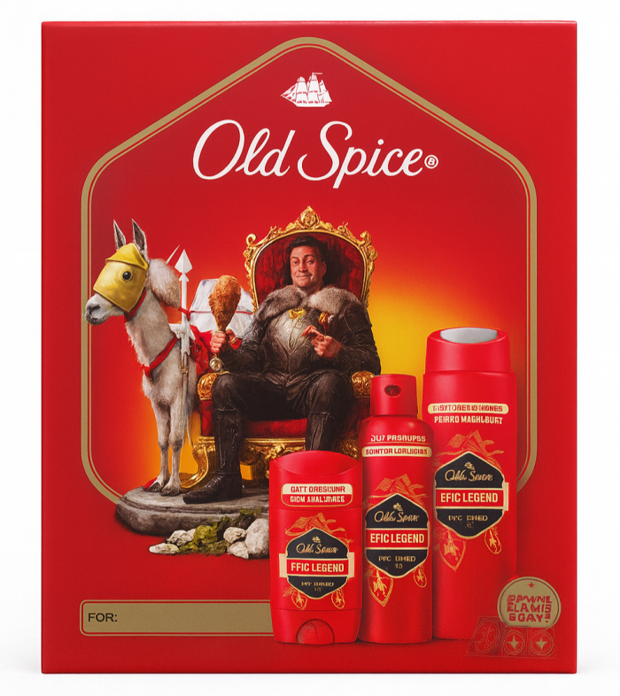 Old Spice Набір Epic Legend (Гель душ 250мл+стик 50г+ спрей 150мл)