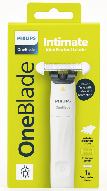 OneBlade Триммер-шейвер Intimate (QP1924/24) + рукавичка