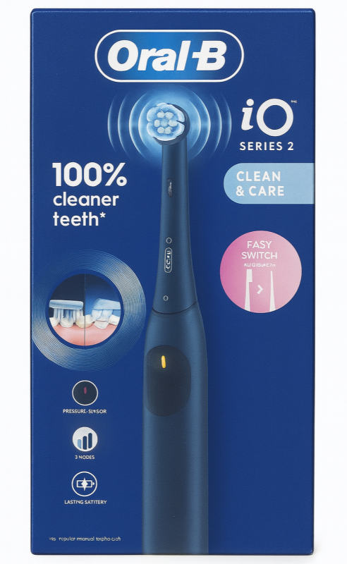 Oral-B IO Series 2 Clean & Care Електрична зубна щітка (Black)