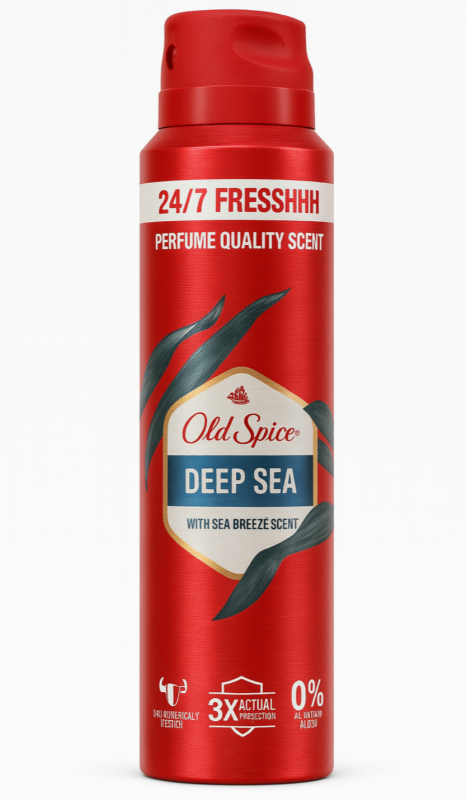 Old Spice Deep Sea спрей-антипреспірант 150мл
