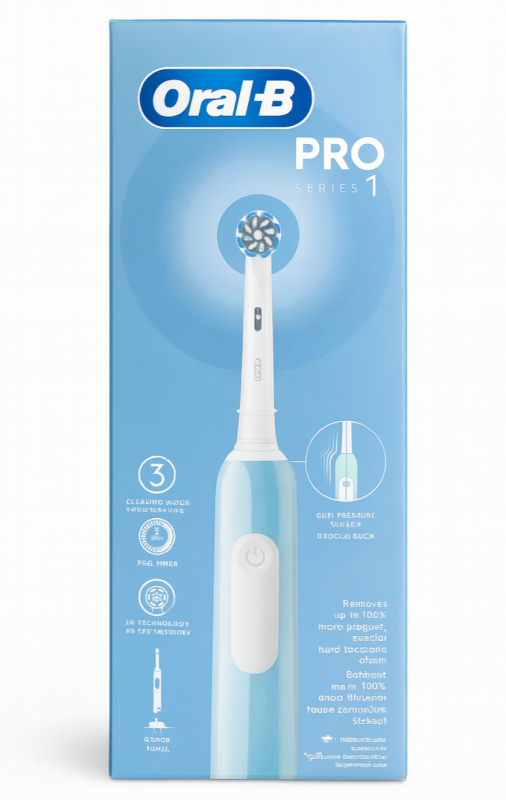 Oral-B PRO Series 1 Cross Action Електрична зубна щітка (Blue)