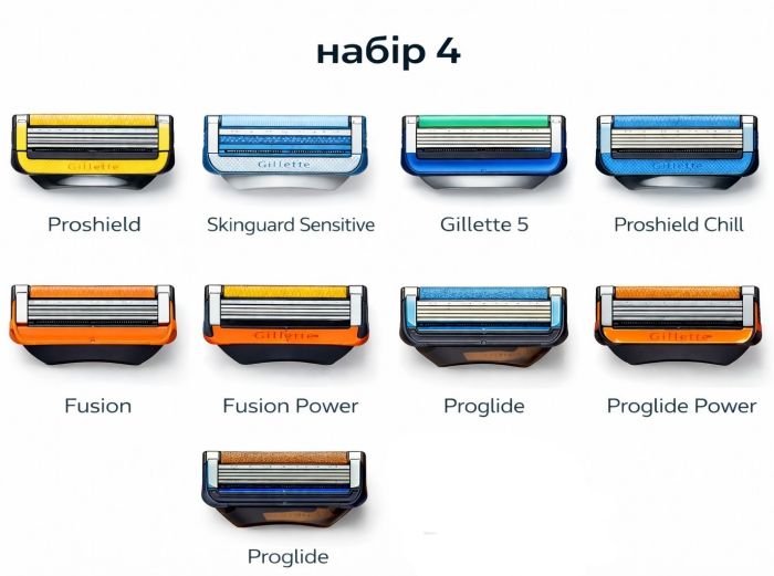 Gillette Набір 4