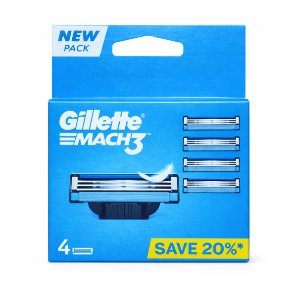 Gillette Mach3 (4 шт) New Pack