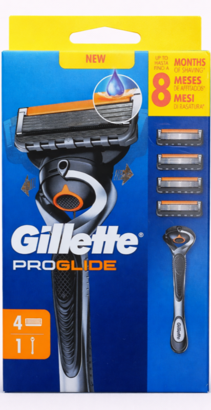 Gillette Proglide Станок +4 змінних касети  для гоління чоловічий