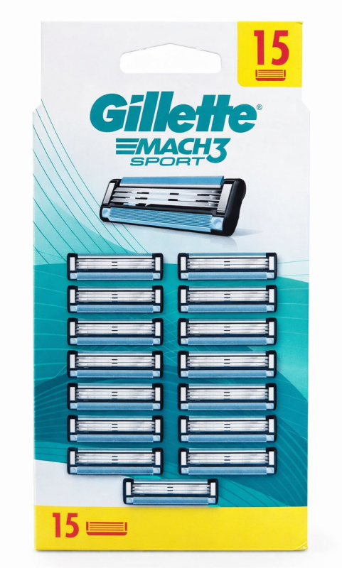 Gillette Mach3 Sport (15 шт) Планшет