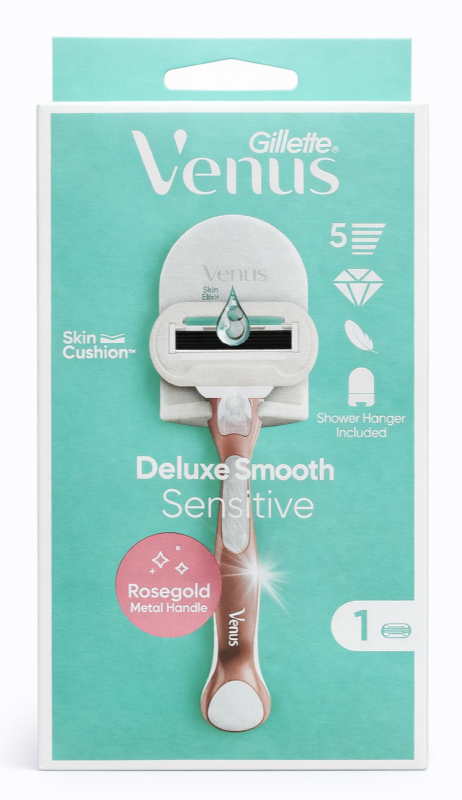 Venus Deluxe RoseGold 1 Жіночий станок для гоління