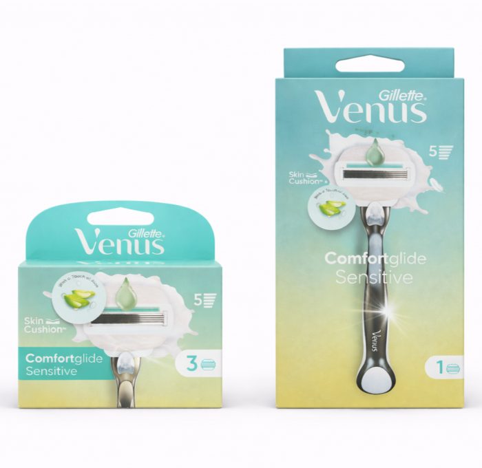 Venus Olay Aloe Станок 1 + Olay Aloe картриджі (3 шт)