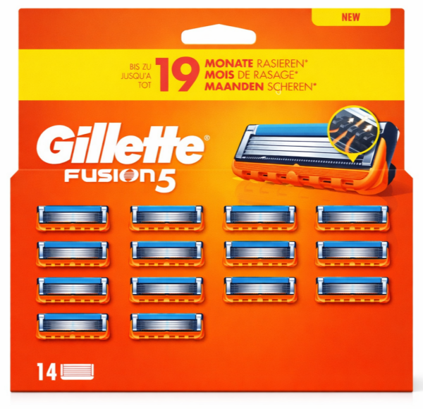 Gillette Fusion 5 (14 шт) New Pack Планшет