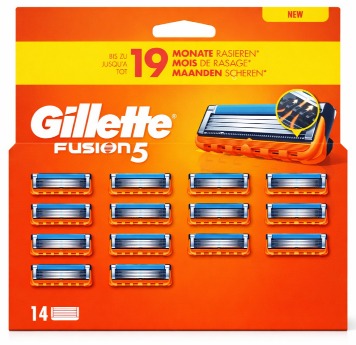 Gillette Fusion 5 (14 шт) New Pack Планшет