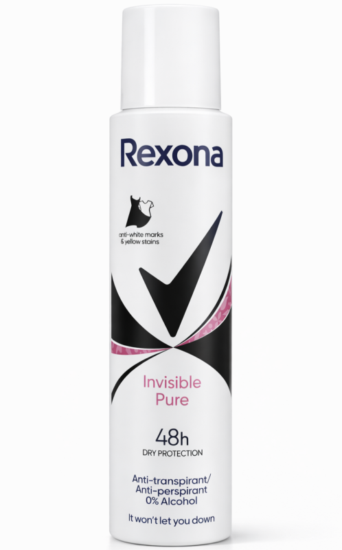 Rexona Invisible Pure Антиперспірант - Спрей 150 мл