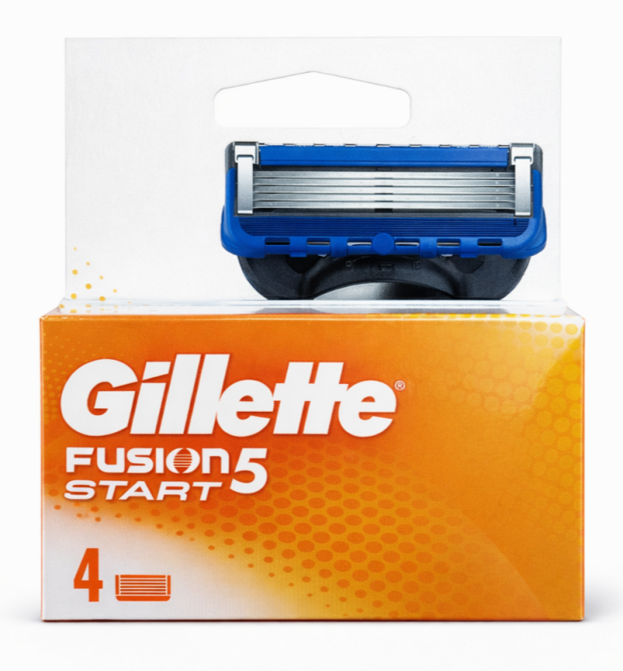 Gillette Fusion Start (4 шт) New Pack