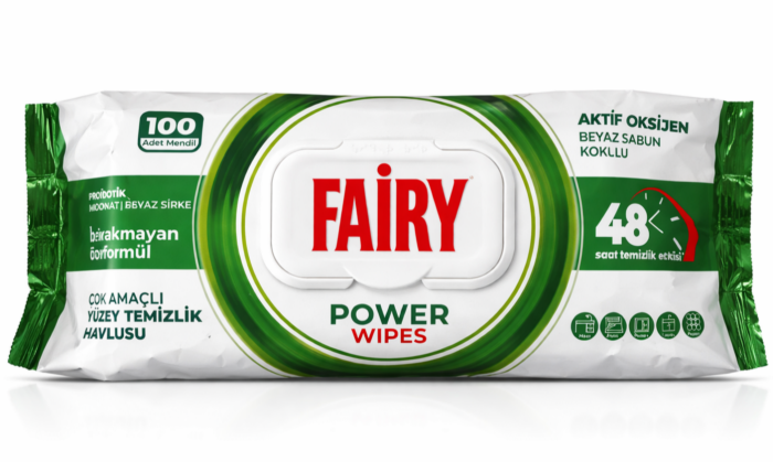 Fairy Power (100 шт) Універсальні серветки для прибирання