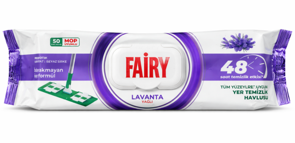 Fairy Lavanda універсальні серветки для миття підлоги (50 шт)