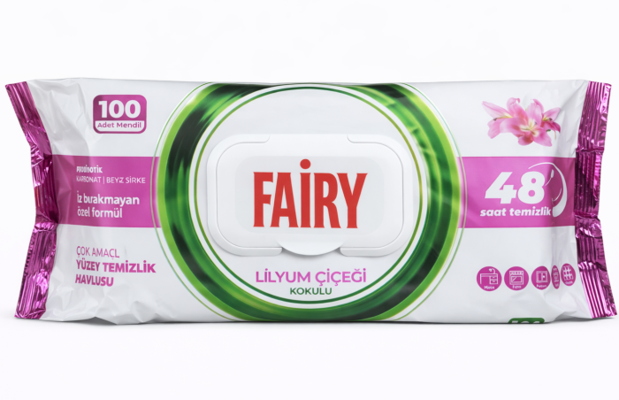 Fairy Lily (100 шт) Універсальні серветки для прибирання