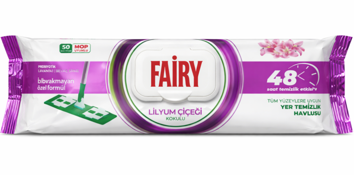 Fairy Lily (50 шт) Універсальні Серветки для миття підлоги