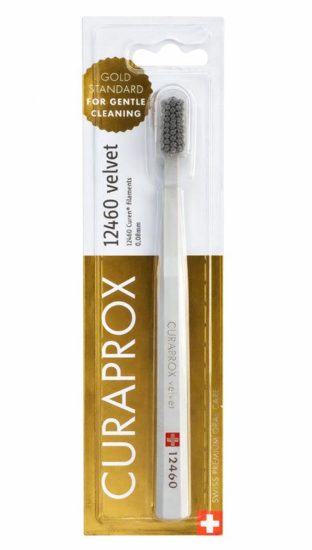Curaprox 12460 Velvet зубна щітка (1 шт), колір: сірий