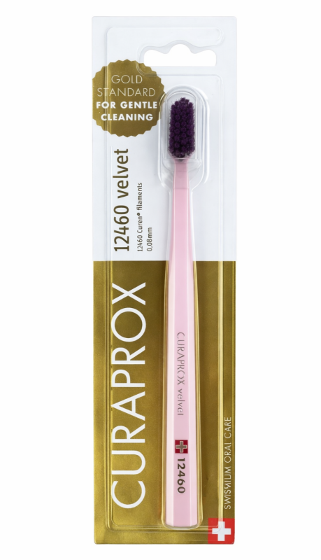 Curaprox 12460 Velvet (1 шт) Колір: Рожевий Зубнa щітка (індивідуально упакована)