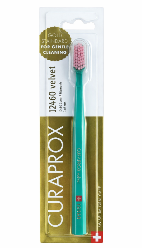 Curaprox 12460 Velvet зубна щітка (1 шт), колір: зелений