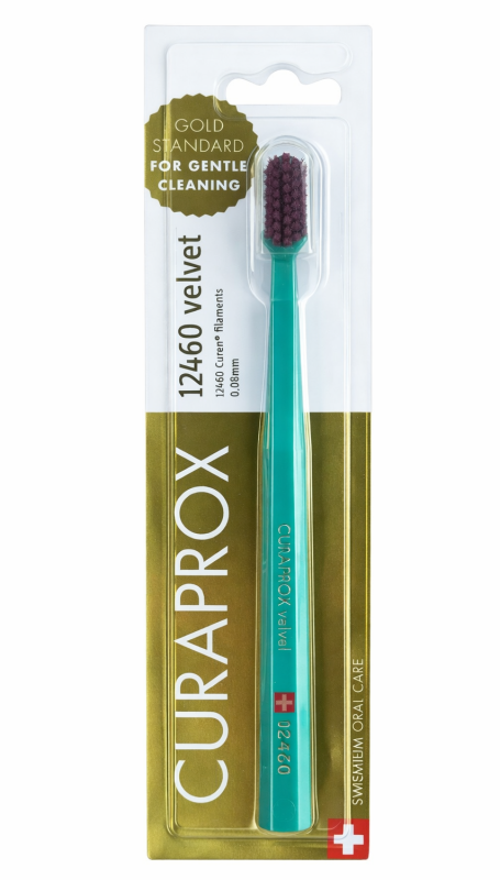Curaprox 12460 Velvet зубна щітка (1 шт), колір: зелений