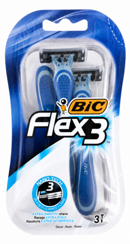 Bic Flex 3 (3 шт) Одноразові чоловічі станки для гоління
