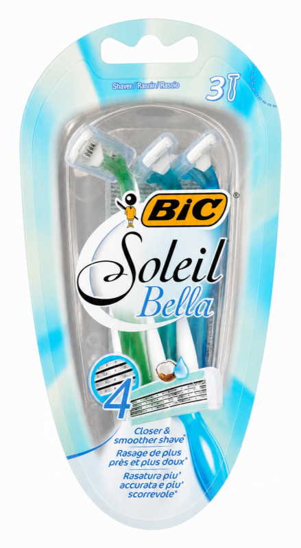 Bic Soleil Bella 4 (3 шт) Одноразові жіночі станки для гоління