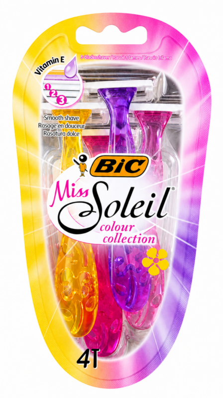 Bic Miss Soleil 3 (4 шт) Одноразові жіночі станки для гоління