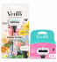 Venus Deluxe Flower Станок 1 картридж + Venus Deluxe Party Edition картриджі (3 шт)