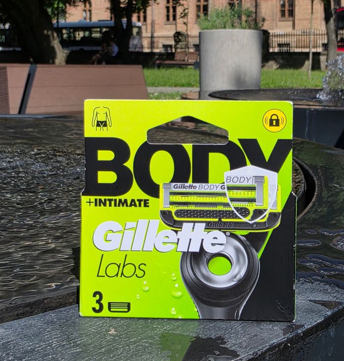 Gillette Labs (3 шт) Body Intimate New