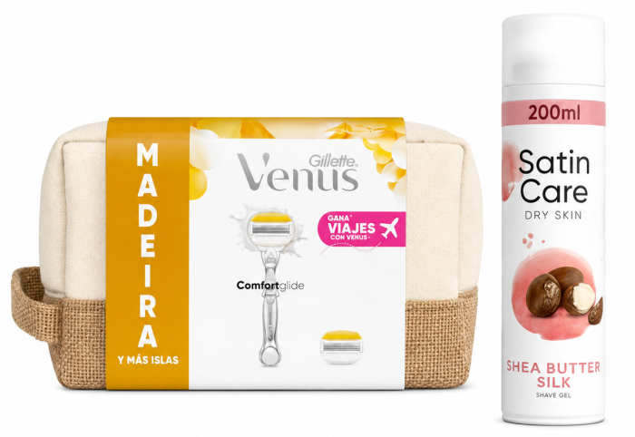 Venus Набір Madeira+Satin Care Гель для гоління Shea Butter 200мл