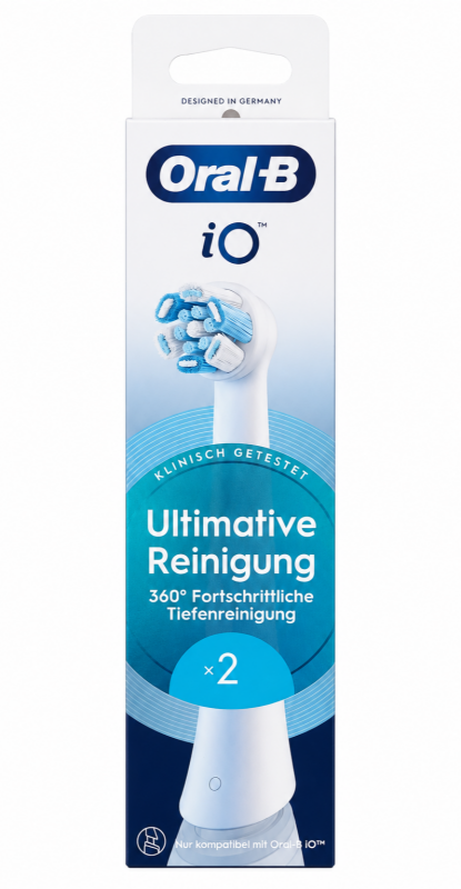 Oral-B IO Ultimate Clean Білі (2 шт) Змінні насадки для електричної щітки серії IO