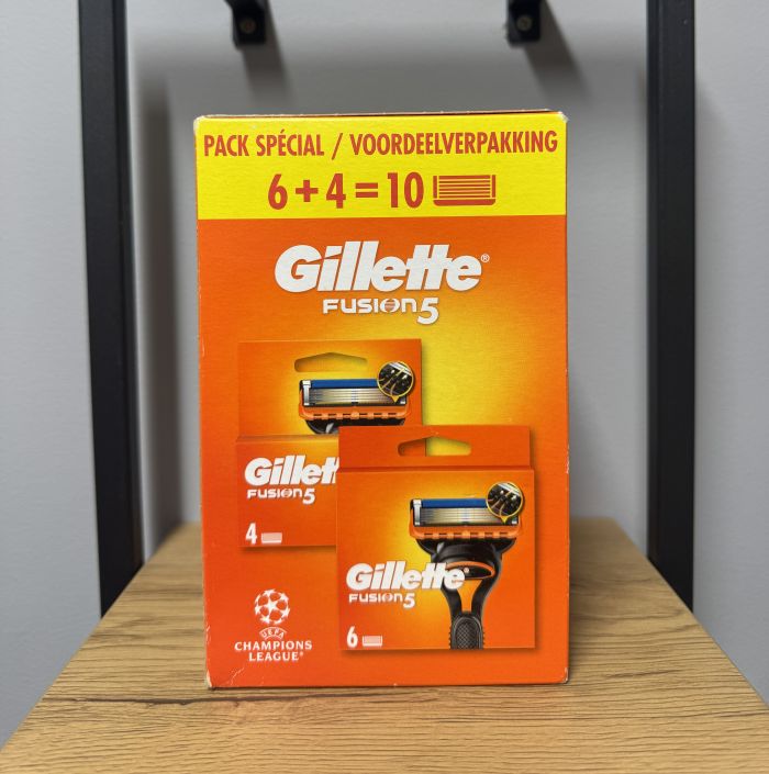 Gillette Fusion 5 (Box 4+6 шт) New Pack
