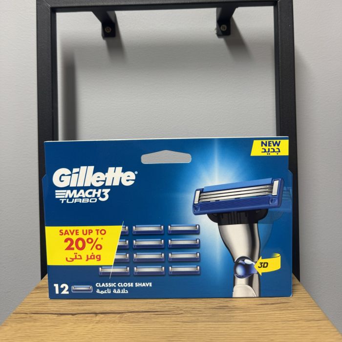 Gillette Mach3 Turbo (12 шт) Планшет New Pack