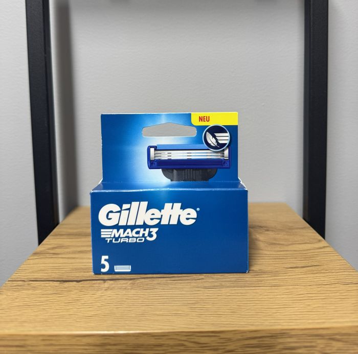 Gillette Mach3 Turbo (5 шт) New Pack